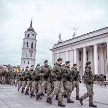 Karo akademijoje priesaiką tarnauti Lietuvai davė per 80 kariūnų