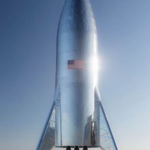 E. Muskas pademonstravo Marso raketos „Starship“ prototipą