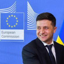 V.Zelenskis prašo Europos didinti Rusijai spaudimą, kad Rytų Ukrainoje baigtųsi karas