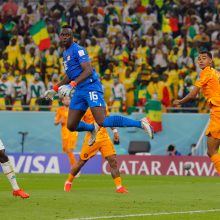 Rungtynių pabaigoje Nyderlandų futbolininkai palaužė Senegalą