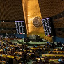Vėl atidėtas JT Saugumo Tarybos balsavimas dėl Gazos Ruožo rezoliucijos