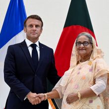 E. Macronas lankosi Bangladeše, siekia įtvirtinti Prancūzijos strategiją Pietų Azijoje