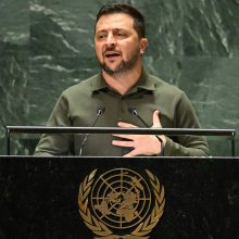 V. Zelenskis: Rusija vykdo genocidą grobdama Ukrainos vaikus