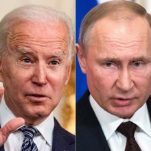 Joe Bidenas ir Vladimiras Putinas