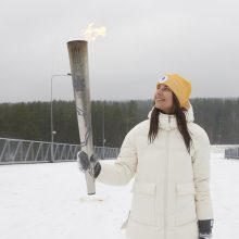 Druskininkuose atidarytas jubiliejinis „LTeam žiemos festivalis 2023“: olimpiečiai įžiebė ugnį