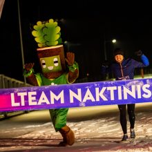 Žiemos festivaliui startą davę „LTeam sprinto“ bėgikai įveikė trasą – finišavo Druskininkų Olimpe 