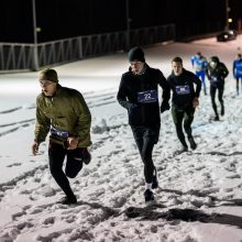 Žiemos festivaliui startą davę „LTeam sprinto“ bėgikai įveikė trasą – finišavo Druskininkų Olimpe 