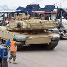Lietuvoje bus dislokuoti penki JAV tankai „Abrams“