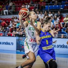 Lietuvos 20-metės krepšininkės Europos čempionato pirmąjį etapą baigė pergale
