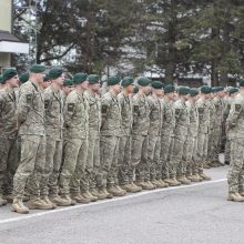 Klaipėdoje į tarptautines misijas išlydėta 40 Lietuvos karių