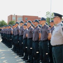 Lietuvos policijos mokyklos bendruomenė iškilmingai paminėjo mokslo metų pradžią