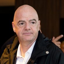 Lietuvoje po dvejų metų pertraukos viešėjęs G. Infantino: daug pasikeitimų, bet viskas eina į viršų