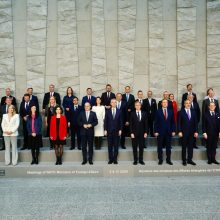 G. Landsbergis NATO susitikime: turime sutarti dėl ilgalaikės paramos Ukrainai  