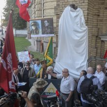 R. Šimašius nesirengia nukabinti naujos lentos J. Noreikai