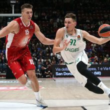 „Žalgiris“ po atkaklios kovos nusileido Milano krepšininkams