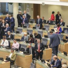 Balsavimas dėl Seimo vadovo atstatydinimo žlugo