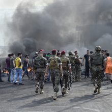 Protestai Libane sukėlė chaosą