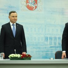 G. Nausėda susitiko su Lenkijos prezidentu A. Duda: radome labai daug sąlyčio taškų