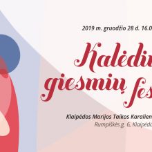 Klaipėdoje rengiamas Kalėdinių giesmių festivalis