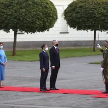 E. Macrono vizitas: Lietuva ir Prancūzija pasirengusios kurti vieningą Europą