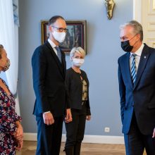 G. Nausėda su Šveicarijos parlamento vadove aptarė šalių bendradarbiavimo galimybes