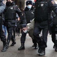Maskvoje per dešiniojo sparno ekstremistų protestą sulaikyti 36 žmonės