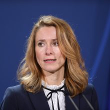 Estijos premjerė per pozavimą bendrai nuotraukai COP28 nematė atvykstančio A. Lukašenkos