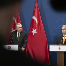 V. Orbanas ir R. T. Erdoganas susitarė toliau plėsti šalių bendradarbiavimą