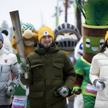 Druskininkuose atidarytas jubiliejinis „LTeam žiemos festivalis 2023“: olimpiečiai įžiebė ugnį