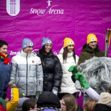 Druskininkuose atidarytas jubiliejinis „LTeam žiemos festivalis 2023“: olimpiečiai įžiebė ugnį