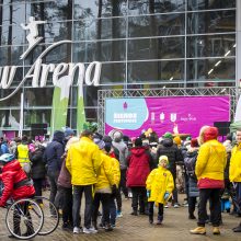 Druskininkuose atidarytas jubiliejinis „LTeam žiemos festivalis 2023“: olimpiečiai įžiebė ugnį