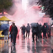 Belgrade per uždraustas „EuroPride“ eitynes suimti 87 žmonės 