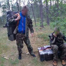 Kapčiamiesčio pasieniečių sulaikomi kontrabandininkai bandė priešintis 