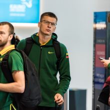 Lietuvos vyrų krepšinio rinktinė atvyko į Belgradą
