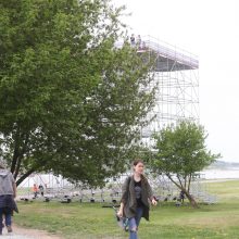 Santakos parke atvertas apžvalgos bokštas: upių vaizdas iš viršaus tiesiog kerintis