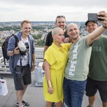 Ant dangoraižio atsidūrusi Jazzu sunkiai tramdė emocijas: teko įveikti aukščio baimę