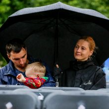 Lietingas oras neišgąsdino muzikos mylėtojų