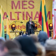 A. Tapinas atskleidė, kokių veiksmų imsis po protesto