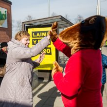 Kaunas apsalo nuo laimės – žaismingi herojai, prizai ir milžiniškas tortas