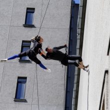 Šokio „Kalbantis bokštas“ spaudos konferencija