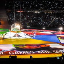 Vyksta žiemos olimpiados uždarymo ceremonija