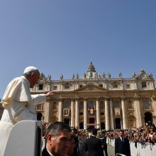 Popiežius Dievo Gailestingumo mišiose kalbėjo apie susitaikymą