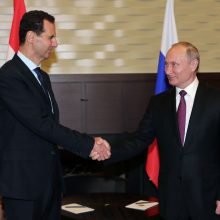 V. Putinas susitiko su B. al-Assadu ir paragino pradėti Sirijoje „politinį procesą“