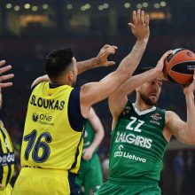 Eurolygos pusfinalyje „Žalgiris“ nusileido „Fenerbahce“ krepšininkams