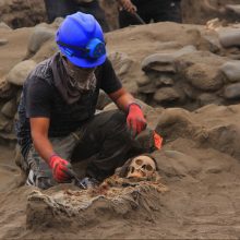 Peru atrasta nauja masinė paaukotų vaikų kapavietė