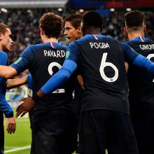 Prancūzijos futbolininkai žengė į pasaulio čempionato finalą