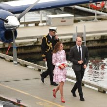 Princas Williamas su žmona apsilankė Vankuveryje