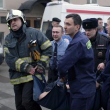 Teroro aktas Sankt Peterburgo metro: žuvo mažiausiai 11 žmonių