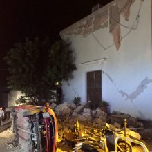 Italijos saloje per žemės drebėjimą žuvo du žmonės
