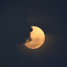 Pasaulis stebi Mėlynojo mėnulio užtemimą